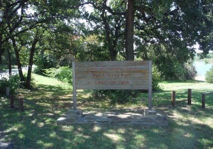 Point Vista Park Sign