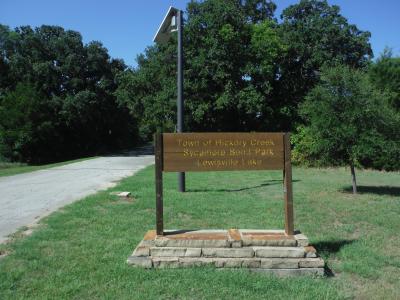 Sycamore Bend Park Sign