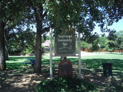 Tanglewood Park Sign